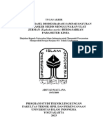 Analisis Hasil Biodegradasi Sampah Sayuran Dan Masker Medis Menggunakan Ulat JERMAN (Zophobas Morio) BERDASARKAN Parameter Kimia