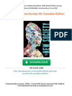 (Ebook PDF) New Society 9Th Canadian Edition