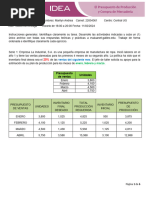 Tarea 3, Presupuestos, Andrea Andino