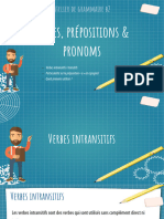 Verbes Preepositions Et Pronoms