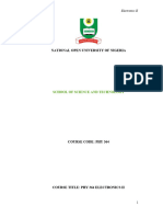 PHY 364 Electronics II - 3 Units - Coursework