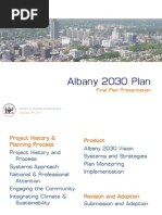 Albany 2030 Final Plan Presentation