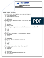 Assingments Role of Government in Health 7 (2022-23)