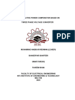 Static Reactive Power Compenstor Based On Three Phase Voltage Converter