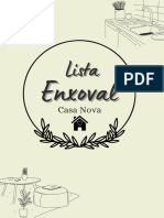 Cópia de Lista de Enxoval Casa Nova