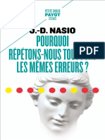 Linconscient, Cest La Répétition (J.D. Nasio (Nasio, J.-D.) )