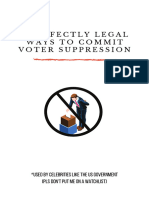 7 Perfectly Legal Ways To Commit Voter Suppression