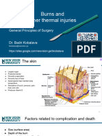 Burns and Other Thermal Injuries