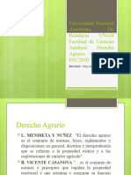 Derecho Agrario Unidad I