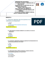 América Ii Preguntas para Examen 1er Parcial