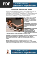 Técnicas para Seducir Mujeres Jóvenes