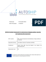 A Holistic Framework For Autonomous Shipping Safety Security and Cybersecurity Assurance