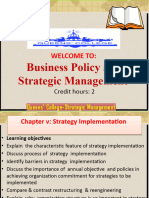 Strategic Management Chapter 5