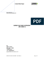 Surge Voltage Category - IEC 60664-1 - White Paper