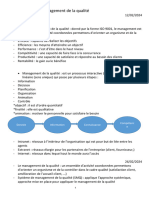 Cours Du Module Management de La Qualité