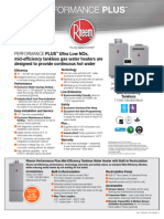 Performance: Plus Ultra Low Nox, Mid-Efficiency Tankless Gas Water Heaters Are Designed To Provide Continuous Hot Water