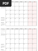 2023 Monthly Planner