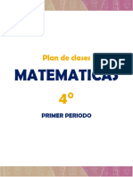 Primer Periodo Grado 4° - Matematicas - Con Evaluación