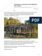 An Overview of Transformer Connections and Diagrams in The Electric Power System