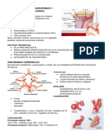 Patología Vascular Aneurismas y Hemorragia Subaracnoidea