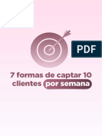 E-Book 7 Formas de Captar 10 Clientes Por Semana