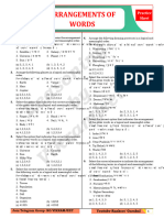 114 ARRANGEMENT OF WORDS Arrangement of Word Practice Sheet Kunal