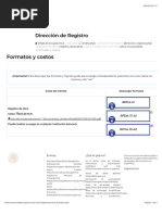 Formatos y Costos Derecho de Autor