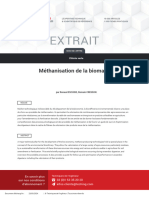 Méthanisation de La Biomasse - Biogaz