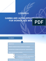 8 Gamma and Alpha Spectometry For Workplace Monitoring