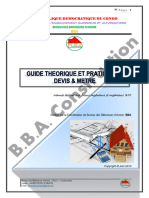 GUIDE PRATIQUE DE DEVIS BBA Par Ir Fernand