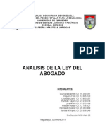 Analisis de La Ley de Abogados