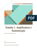 Trabalho 1 - Amplificadores