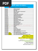 BGP Syllabus v1