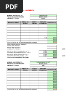 Taller Eje 2 - Gestion de Proyecto Exel