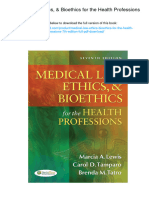 Medical Law, Ethics, & Bioethics For The Health Professions. ISBN 9780803627062, 978-0803627062