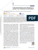 Ultrafast Synthesis of Silica-Based Molecular Sieve Membranes in Dielectric Barrier Discharge at Low Temperature and Atmospheric Pressure