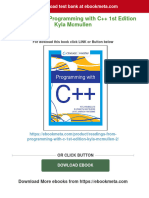 Instant Download Readings From Programming With C++ 1st Edition Kyla Mcmullen PDF All Chapter