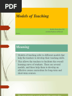 Models of Teaching