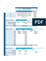 Rental Income and Expense Worksheet