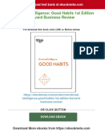 Emotional Intelligence: Good Habits 1st Edition Harvard Business Review Download PDF