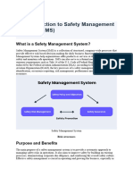 An Introduction To Safety Management Systems