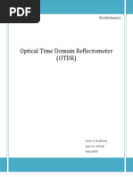 Optical Fiber Practical 3 - OTDR