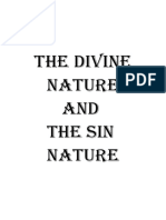 The Divine Nature and The Sin Nature - Booklet 2018