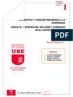 Tarea N 1 Diagnostico y Atencion Pedagogica A La Diversidad.