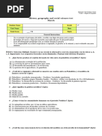 Prueba 2 - 7 Basico Historia