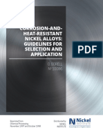 Corrosion and Heat Resistant Nickel Alloys