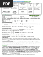 FORMULAIRE de Maths