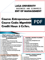 Entrpreneurship CH-1