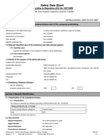 MSDS - DIRUI Calibration Liquid For Turbidity