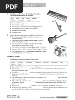 ODF4 Unit 1 Vocabulary Practice